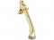 KICKDOWN DOOR STOP 4"BRASS PL