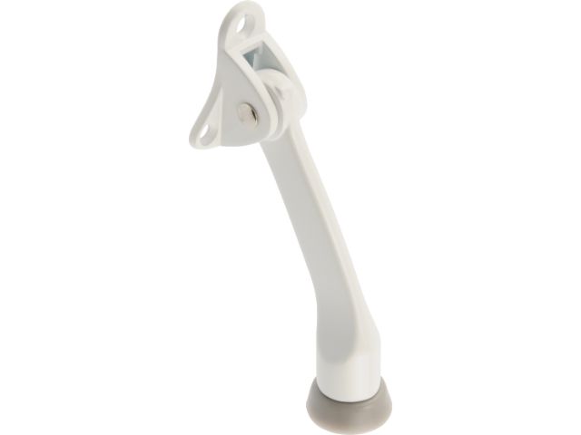 KICKDOWN DOOR STOP 4\" WHITE