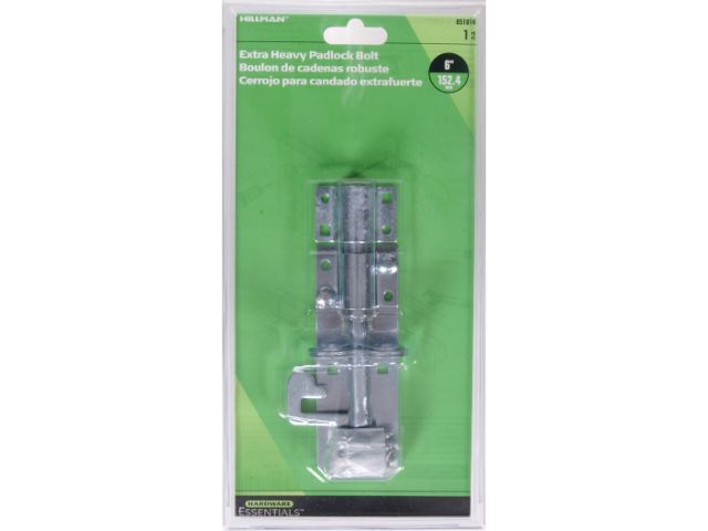 CD-XHD PADLOCK BLT 6\" ZC