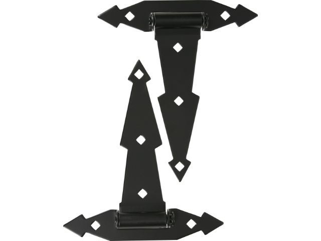 CD-ORN T-HINGE 8\"BLK
