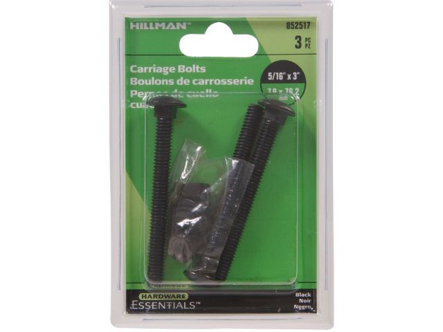 CD-CARR BOLTS 5/16X3 BLK