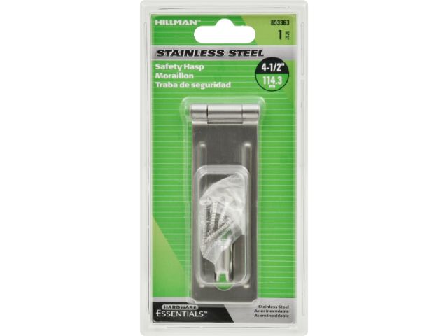 SAFETY HASP 4-1/2\" SS