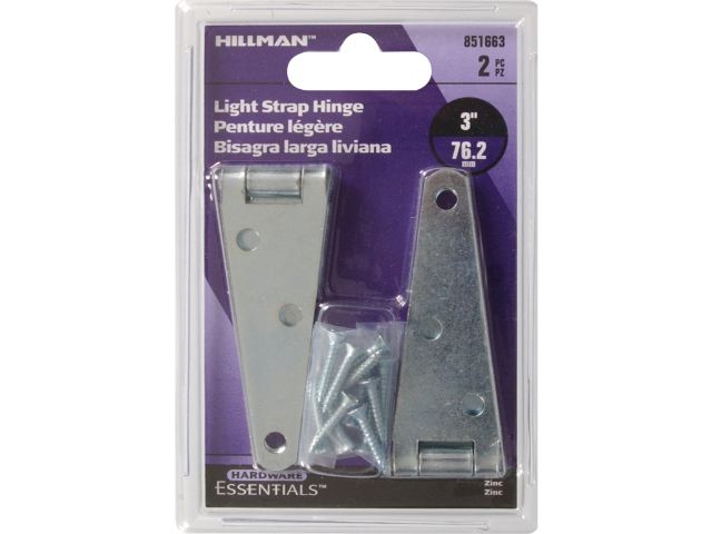CD-LIGHT STRAP HNGE 3\"ZC