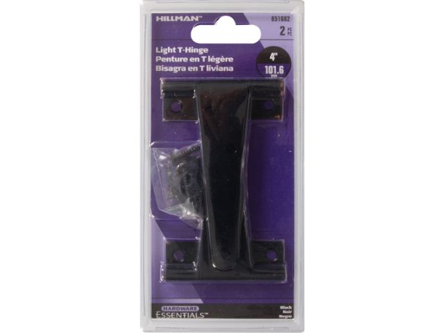 CD-LIGHT T-HINGE 4\"BLACK