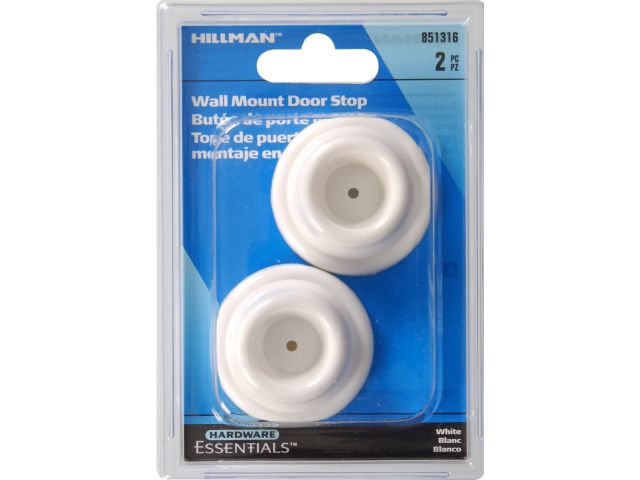 CD-WALL MNT DR STOP WHT