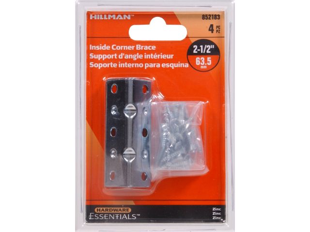 CD-IN CRNR BR 2.5X3/4 ZC