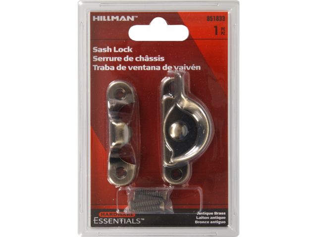 CD-SASH LOCK ANT BRASS