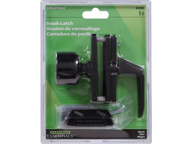 CD-S&S KNOB LATCH BLACK