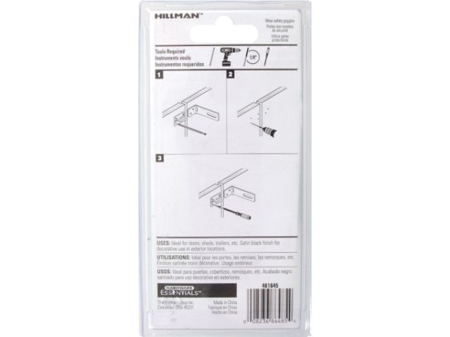 CD-SAFETY HASP 3-1/2 BLK