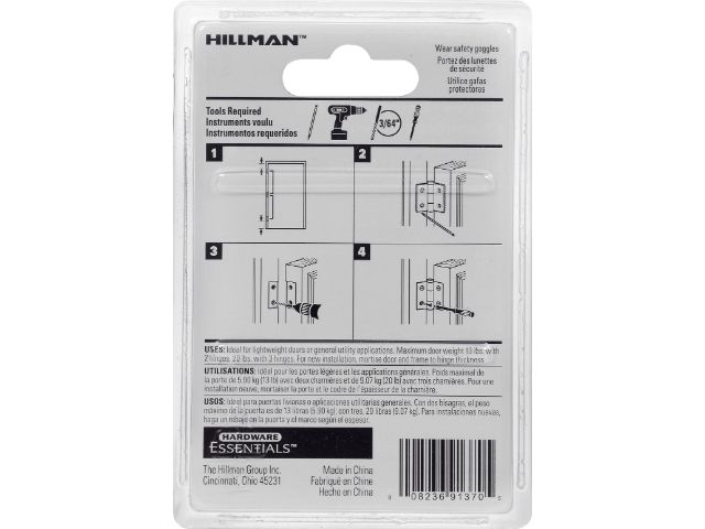 CD-LGT NAR HNGE 1\"ZC