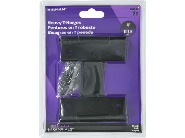 CD-HEAVY T-HINGE 4\"BLACK