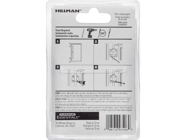 CD-LGT NAR HNGE 1\"BRPL