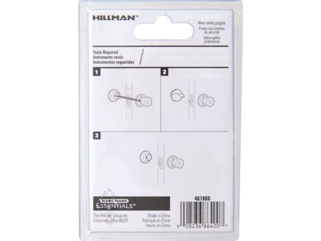 CD-WALL MNT DR STOP WHT