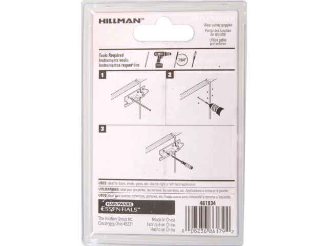 CD-BARREL BOLT 3\" ZINC