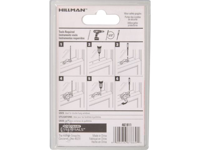 CD-SASH LOCK ANT BRASS