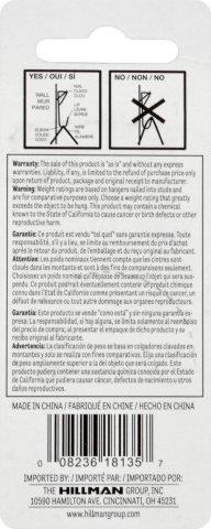 CD 50LB PIC.HNGR W/NAILS