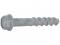 GALV SCREW-BOLT+ 1/2X4
