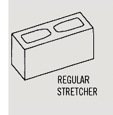 CEMENT BLOCK 4X8X16 REG / CORED