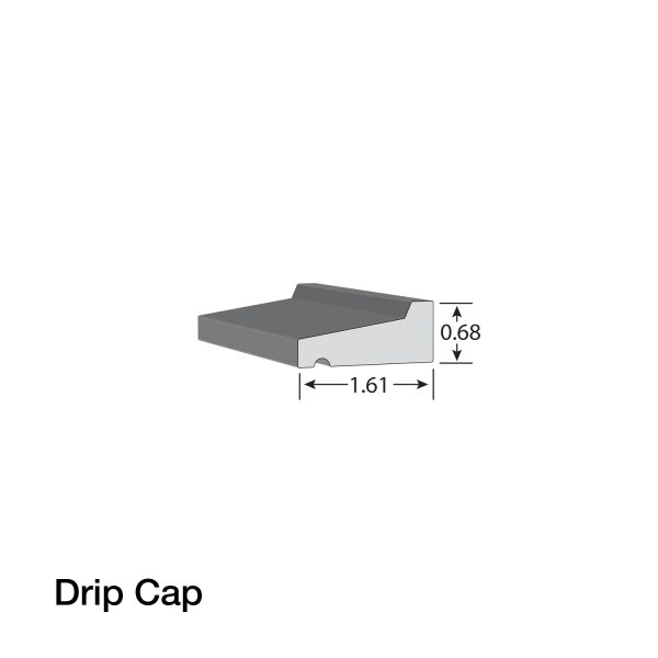 1-11/16\"X16\'KLEER DRIPCAP #5283