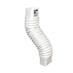 PC 3\"FLEX GUTTER ELBOW WHITE