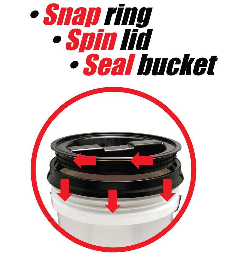 SCREW-TOP LID F/5GAL BUCKET