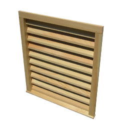 24X30 WOOD LOUVER