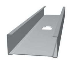 3 5/8 STEEL STUD 12\'   25 GA