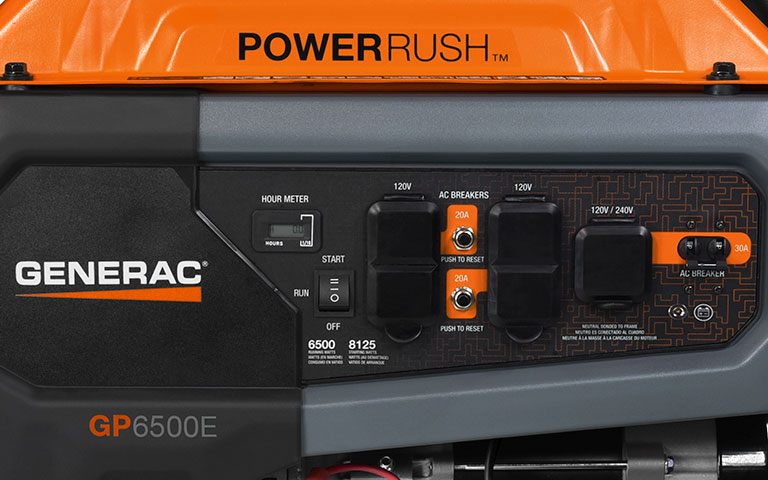 GENERAC GP6500 W/ELEC START