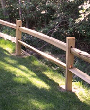 RAIL SPLIT 10\' RED CEDAR