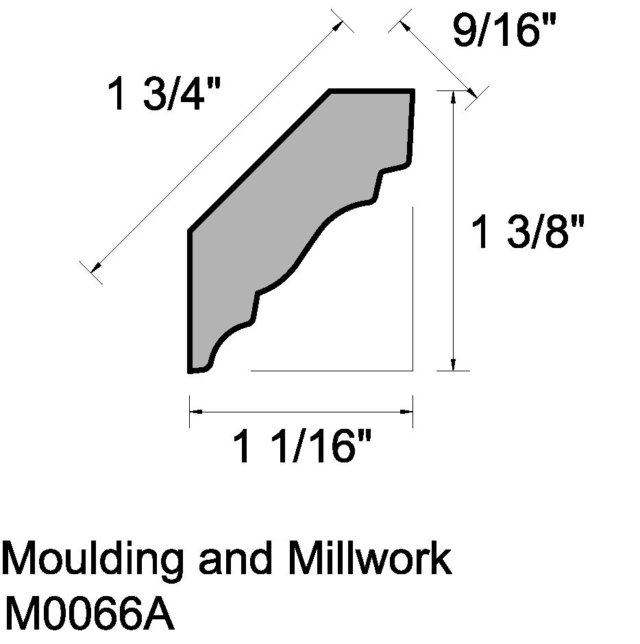LF 1-3/4 CORNICE 8622/LWM60