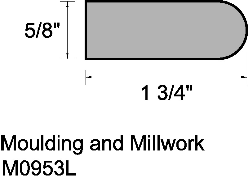 LF 1 3/4 CAP NOSING 8144/LWW157