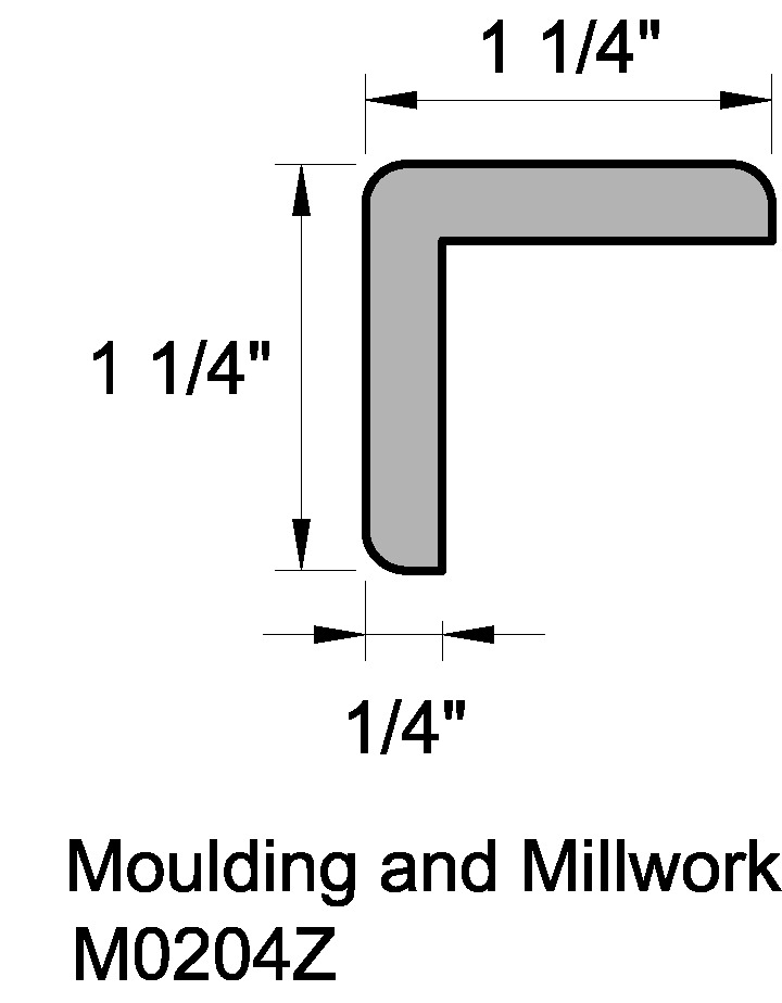 LF 1-5/16 O/S CORNER 8238/WM204