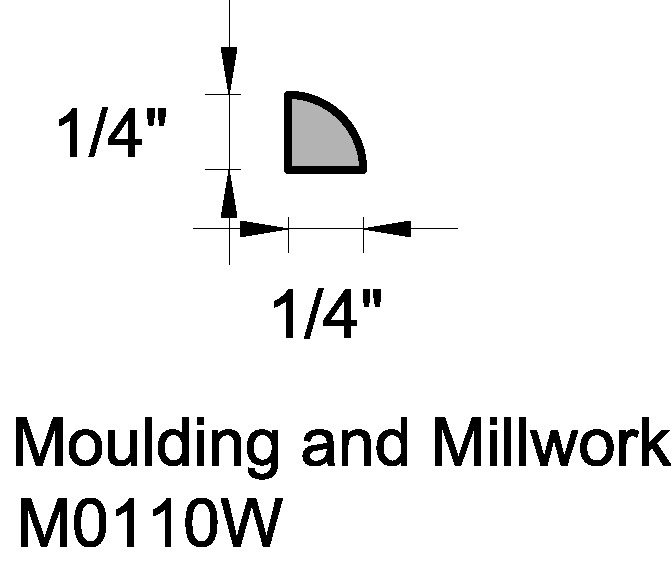 LF 1/4 QTR ROUND #8057 GP/WM110