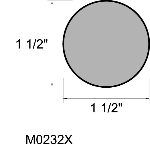 LF 1-5/8 CLOSET POLE 8913