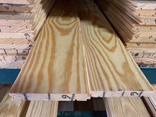 LF 1X6 YELLOW PINE T&G SELECT