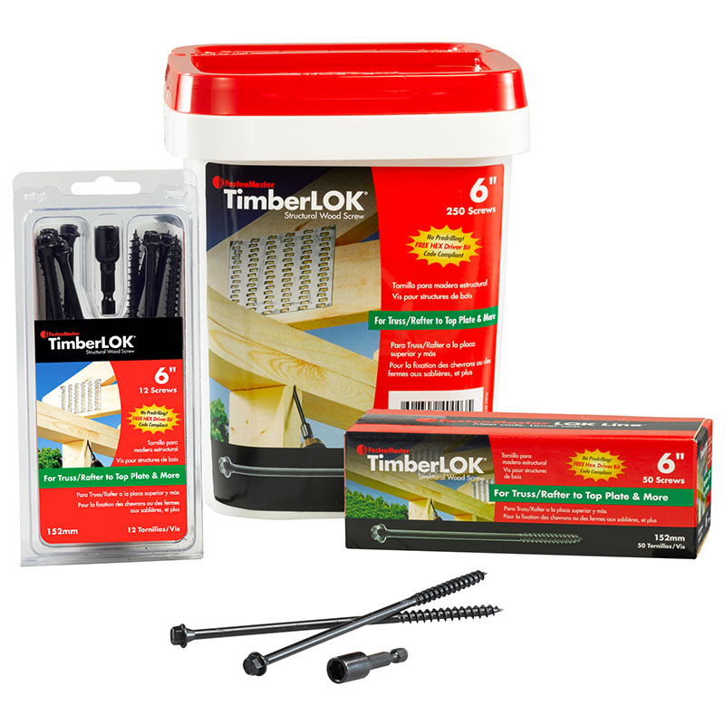 PC 4\" TIMBERLOK FASTENER