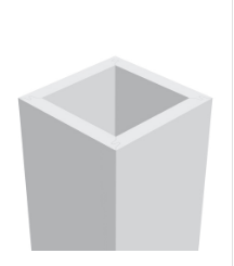 PC 4X4-10\' ROYAL PVC POST WRAP