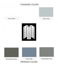 PC I/S CORNER DOVER GRAY 10'