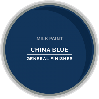 CHINA BLUE QT MILK