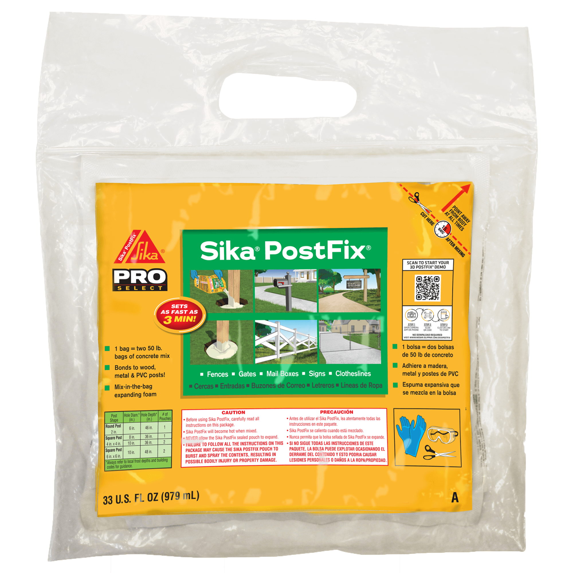 Sika PostFix Mix Fence Exp. Foam
