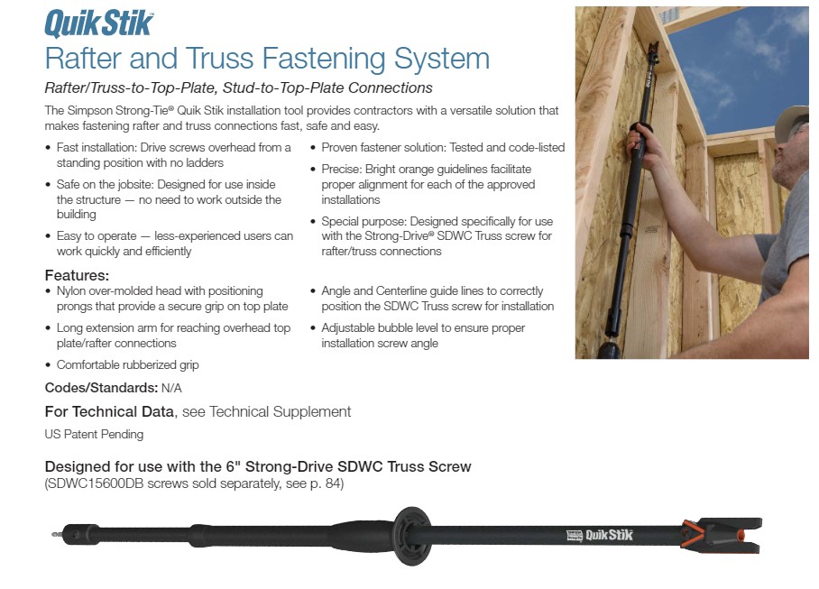 SIMPSON QUIKSTIK TOOL