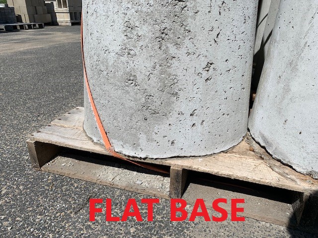 EZ BOLLARD W/BASE - 1 PC