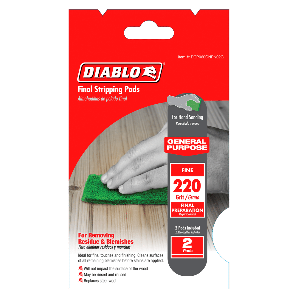 220-Grit Final Stripping Pad 2pk