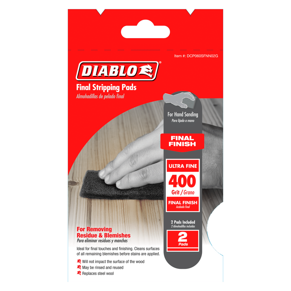 400-Grit Final Stripping Pad 2pk