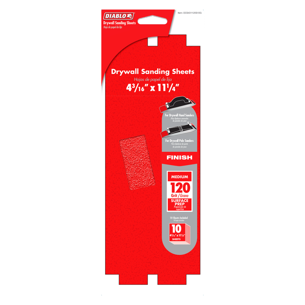 120-Grit Drywall Sand sht 10pc