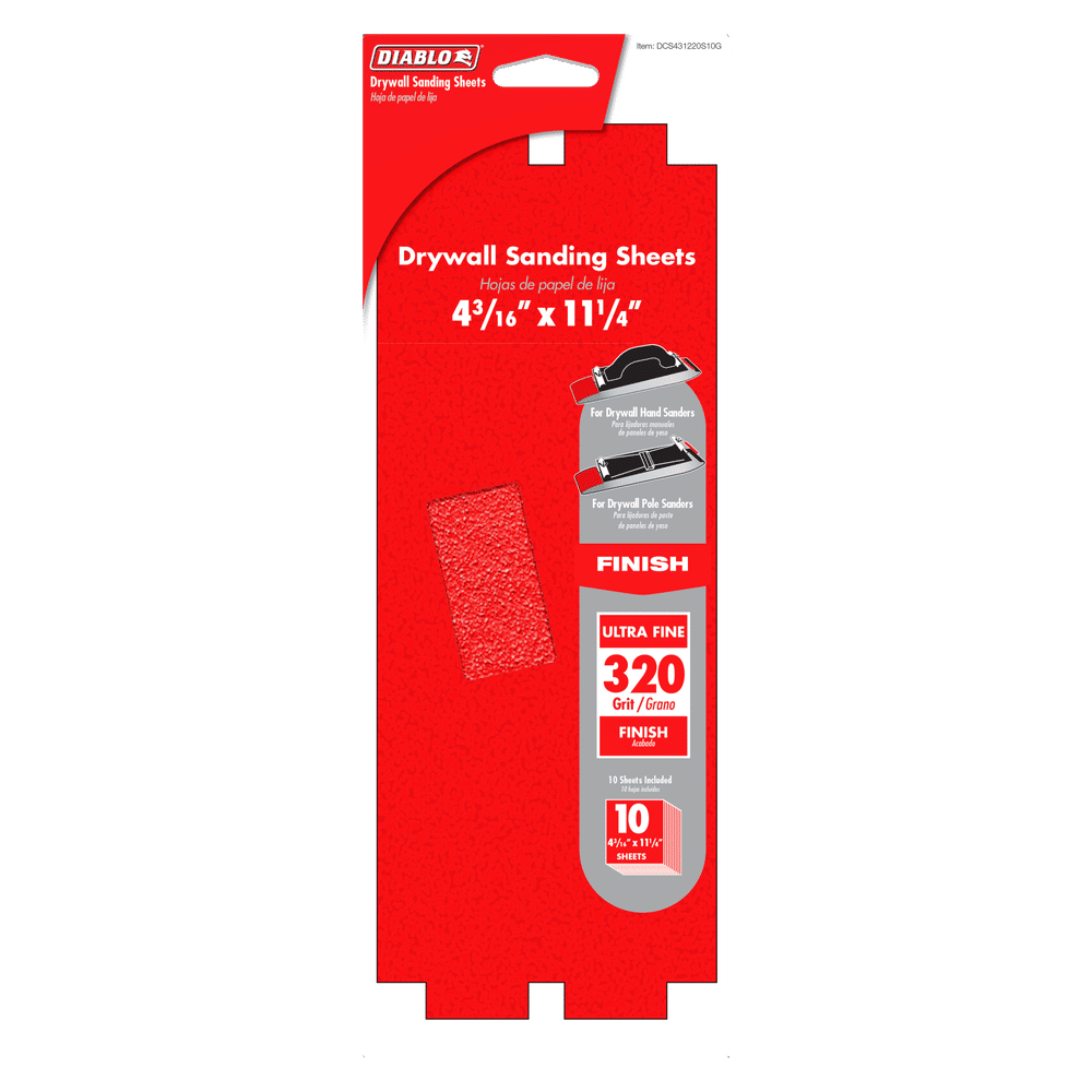 320-Grit Drywall Sand sht 10pc