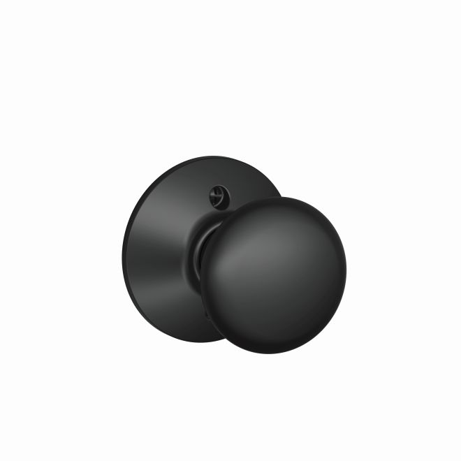 KNOB DUMMY PLYMOUTH MATTE BLK