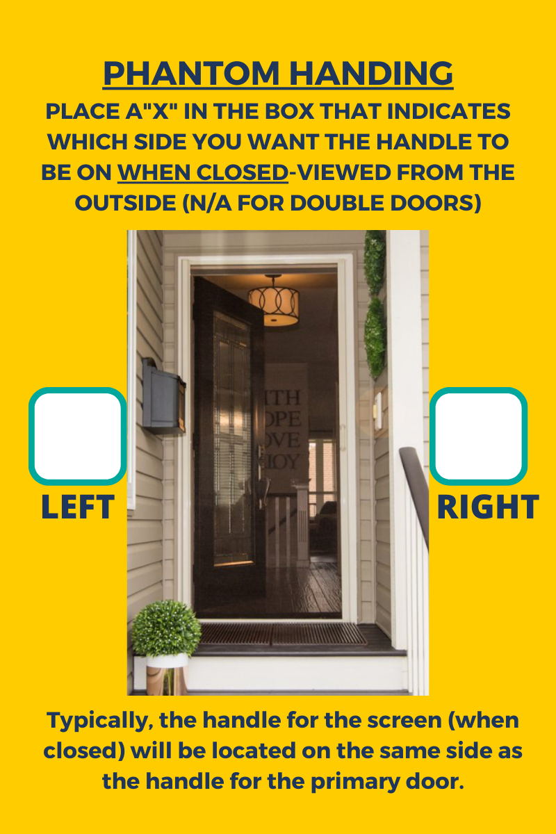 36X84 PHANTOM WHITE LH SCREEN