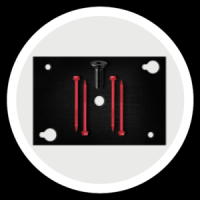 *6-1/8 X 8 LALLY LOCK BEAM PLATE